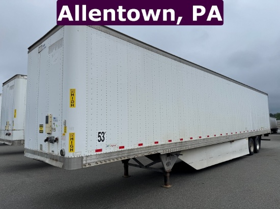 2010 Hyundai 53' Van Trailer