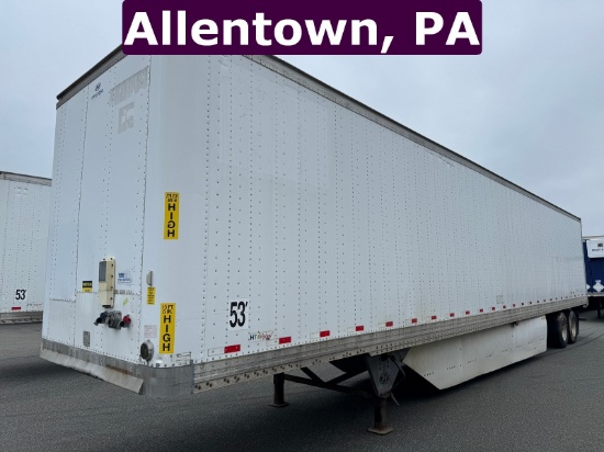 2010 Hyundai 53' Van Trailer