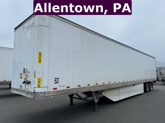 2010 Hyundai 53' Van Trailer