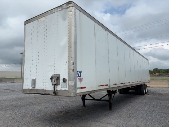2010 Wabash Dvcvhpc 53' Van Trailer