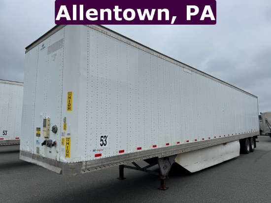 2009 Hyundai 53' Van Trailer