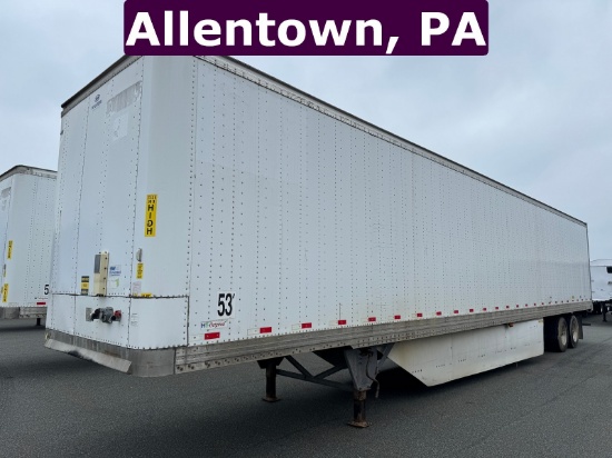 2009 Hyundai 53' Van Trailer
