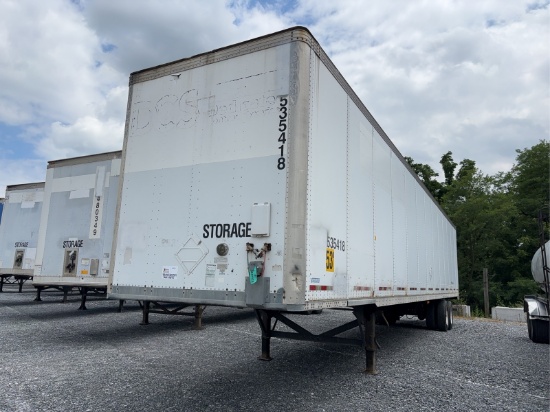2009 Vanco 53' Van Trailer, Storage Only
