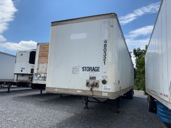 2005 Great Dane 7311tpsa 48' Van Trailer, Storage Only