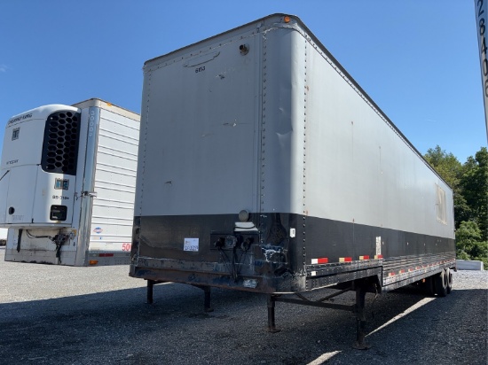 1992 Trailmobile Drop Frame 48' Van Trailer, Storage Only