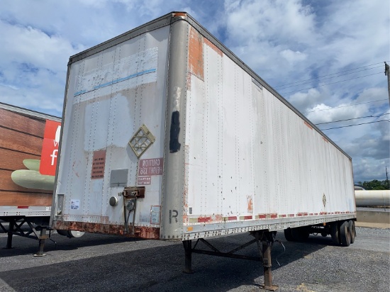 1988 Wabash Sa-102 48' Van Trailer, Storage Only