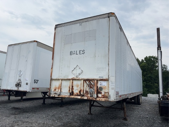 Monon 48' Van Trailer, Storage Only