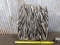 Beautiful Orthoceras Fossil Slab Sculpture Plate Featuring Over 40 Specimens
