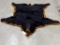 Black Bear Rug Double Felt Backing Open Mouth 68
