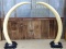 REPRODUCTION African Elephant Tusks On Custom Bases Great Decor Pieces