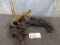 Full Body Mount Monitor Lizard On Driftwood Base Very Colourful Specimen & an Unusual Piece