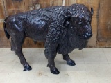 Cast Aluminium Buffalo Statue overall dimensions 33