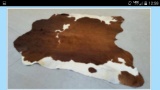 7 1/2' Soft Tanned Cow Hide 