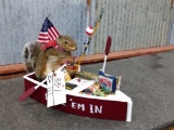 Squirrel In A Fishing Boat 16