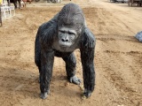 Life Size Cast Aluminium Gorilla Detailed Casting