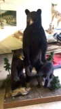 Full Body Mount Mama Bear & Cubs This Is An Extremely Hard To Come By Piece!