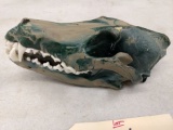 Hydro Dipped Coyote Skull