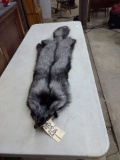 Silver Fox Soft Tanned Pelt Huge Bushy Tail 58