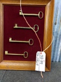 Vintage Jail Key Display