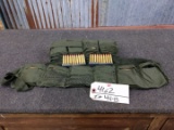 360 Round Of Military 30 Carbine Ammo In 3 Bandoliers In 10 Round Stripper Clips