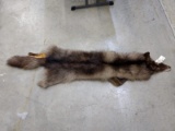 Tanned Canadian Timber Wolf Fur About 82