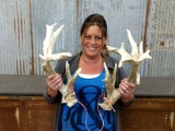Heavy Main Frame 5x5 Whitetail Sheds Clustered Brow Tines