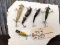 Group Of 5 Vintage Fishing Lures