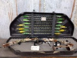 Browning Boss Tracker Compound Bow With Arrows, Hard Case,
