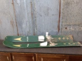 Vintage Comet Wooden Water Skis 68