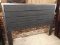 Wabash Brand King Size Bed Metal Frame Wood Accents 