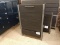 Wabash Brand 5 Drawer Highboy Dresser Metal Frame Wood Accents