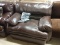 Brand New Simmons Leather Overstuffed Chair