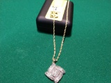 Large Diamond Estate Necklace