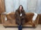 Vintage waist-length women's mink coat