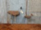 Two antique handmade taxidermy armatures