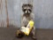 Full Body Mount Raccoon Eating M&M's