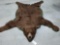 Brown phase black bear rug