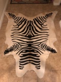 Great Brazilian steer hide soft tanned, great leather with a unique Zebra design.