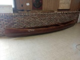 Beautiful Hand Crafted 17' Cedar Strip Canoe