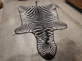 Extra nice large zebra rug