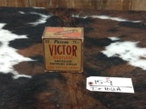 Vintage Peters Victor 12ga Shotgun Shell Box