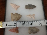 Collection of 6 Arrowheads