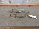 2 Vintage Triumph Triple Clutch Traps