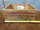 Vintage Remington Wood Ammo Box