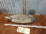 Vintage Mississippi River duck decoy