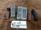 Group of six vintage game calls