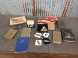 Vintage military memorabilia package