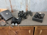 5 pairs of binoculars