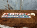 2 Contemporary Native American Beaded Sashes