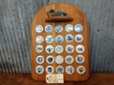 Ducks Unlimited Button Display